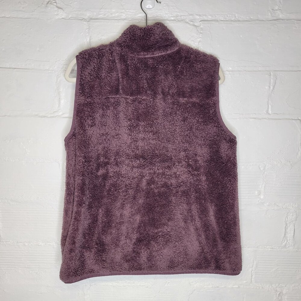 Eddie Bauer Women's XL Fleece Vest Purple - Picture 2 of 4